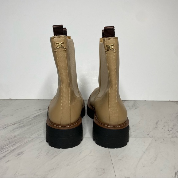 Sam Edelman Laguna Tan Leather Lug Sole Chelsea Boot 11M - Picture 3 of 14